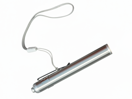 Pen Torch Metal (Yellow Light)